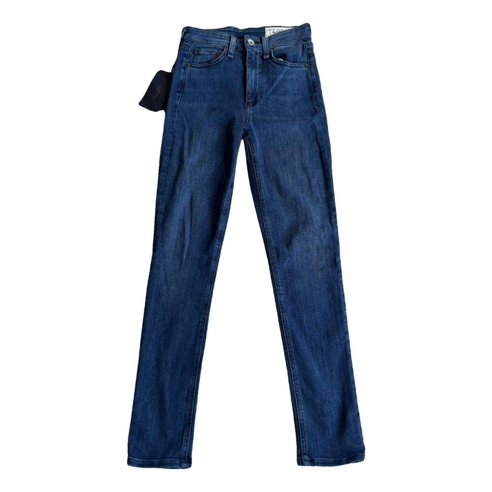 Rag & Bone High-Rise Ankle Skinny Nina Jeans 23”